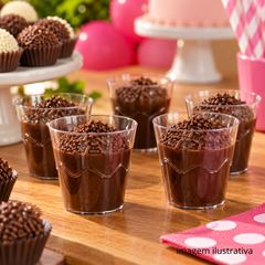 COPO ACRÍLICO PARA BRIGADEIRO 50ML CRISTAL - CPS-050