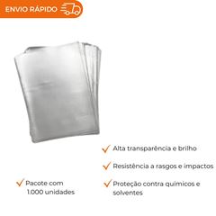 SACO PLÁSTICO DE POLIPROPILENO 12X25