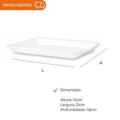 BANDEJA B2 RASA BRANCA - CRL-002