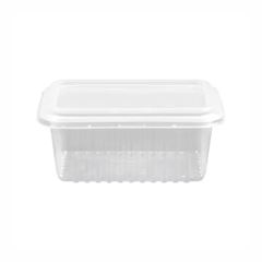 POTE 500ML COM TAMPA RETANGULAR - PP