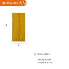 SACO DE PAPEL KRAFT MIX LISO 1/4KG