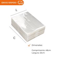 SACO PLÁSTICO DE POLIPROPILENO 22X48
