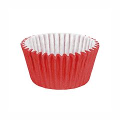FORMA DE PAPEL PARA CUPCAKE IMPERMEÁVEL VERMELHO