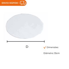 DISCO ISOPOR BRANCO 35CM