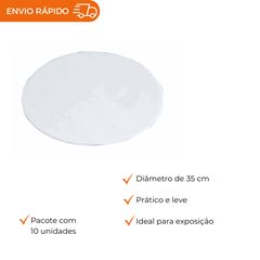 DISCO ISOPOR BRANCO 35CM