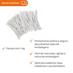 FECHO PLÁSTICO BRANCO