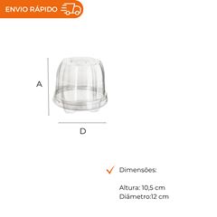 EMBALAGEM PET CUPCAKE - G 685