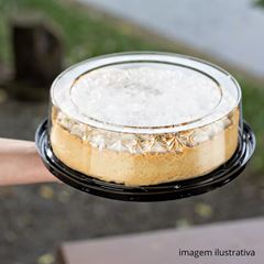 EMBALAGEM PET TORTA PQ PT - G 50CTB