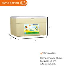 CAIXA DE ISOPOR 60L