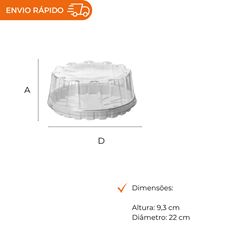 EMBALAGEM PET TORTA MINI BR - G 32 DELTA