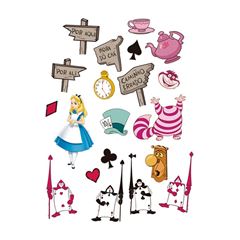 MINI PERSONAGENS DEC ALICE DISNEY
