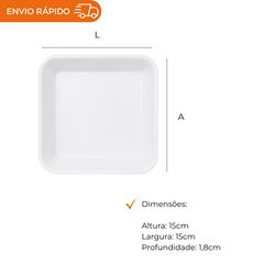 BANDEJA B1 RASA BRANCA - TRL-01