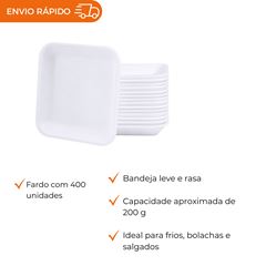 BANDEJA B1 RASA BRANCA - TRL-01