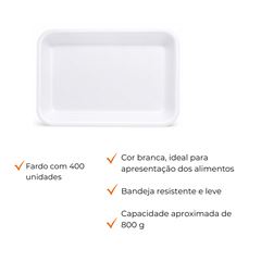 BANDEJA B4 RASA BRANCA - TRL-04
