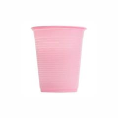 COPO PP FESTINHA 200ML ROSA