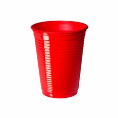 COPO PP FESTINHA 200ML VERMELHO