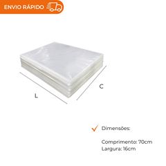 SACO PLÁSTICO DE POLIPROPILENO 16X70