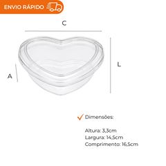 EMBALAGEM PET DOCE CORAÇÃO 260ML - G 620