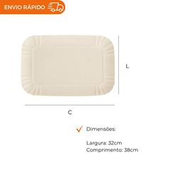 BANDEJA NATURAL 32X38CM - BN-26