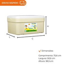 CAIXA DE ISOPOR 70L