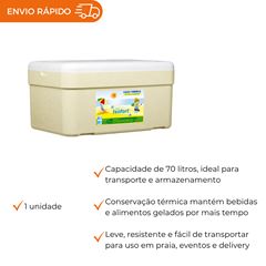 CAIXA DE ISOPOR 70L