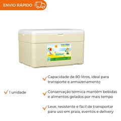 CAIXA DE ISOPOR 80L