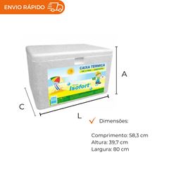 CAIXA DE ISOPOR 100L