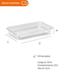 BANDEJA PET MULTIUSO CRISTAL - G 02