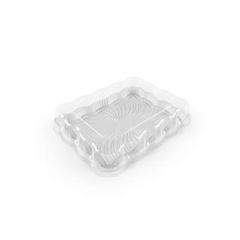 EMBALAGEM PET TORTA RETANGULAR BRANCA - G 70FB