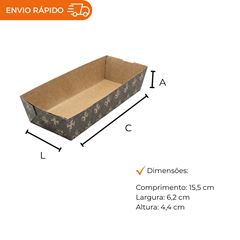 FORMA FORNEÁVEL PARA BOLO INGLÊS 250G SEM ABA