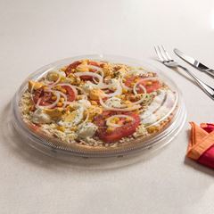 EMBALAGEM PET PARA PIZZA RASA BRANCA - G 60