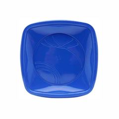 PRATO QUADRADO 15CM AZUL
