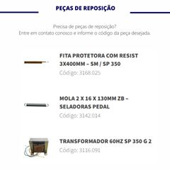SELADORA DE PEDAL - SP 350