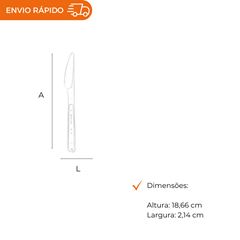 FACA REFEIÇÃO CRISTAL FORTE - FSC 740