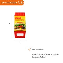 CINTA PARA HAMBURGUEIRA GRANDE