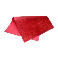 EVA GLITTER 40X48CM VERMELHO 