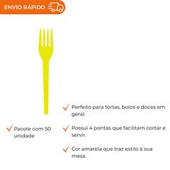 GARFO SOBREMESA AMARELO