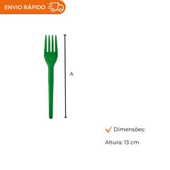 GARFO PARA SOBREMESA VERDE