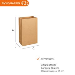 SACO DE PAPEL KRAFT S.O.S. LISO 5KG