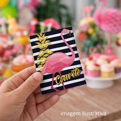 CONVITE LET'S FLAMINGO