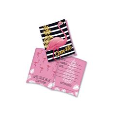 CONVITE LET'S FLAMINGO