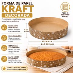 FORMA FORNEÁVEL GALLUP 25 KRAFT DECORADA