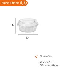 EMBALAGEM PET 1 DOCE REDONDO - G 640 SF