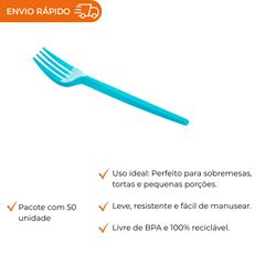 GARFO SOBREMESA AZUL CLARO