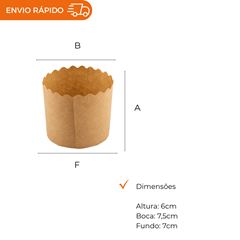 ASSADEIRA PARA PANETONE 100G