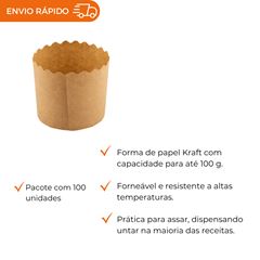 ASSADEIRA PARA PANETONE 100G