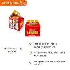 EMBALAGEM PARA KIT LANCHE