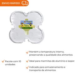 BANDEJA DE ISOPOR PORTA MARMITEX Nº 8