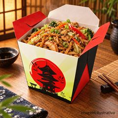 EMBALAGEM PARA YAKISSOBA BOX 850ML