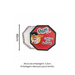 EMBALAGEM PARA PIZZA 40CM BRANCA IMPRESSA